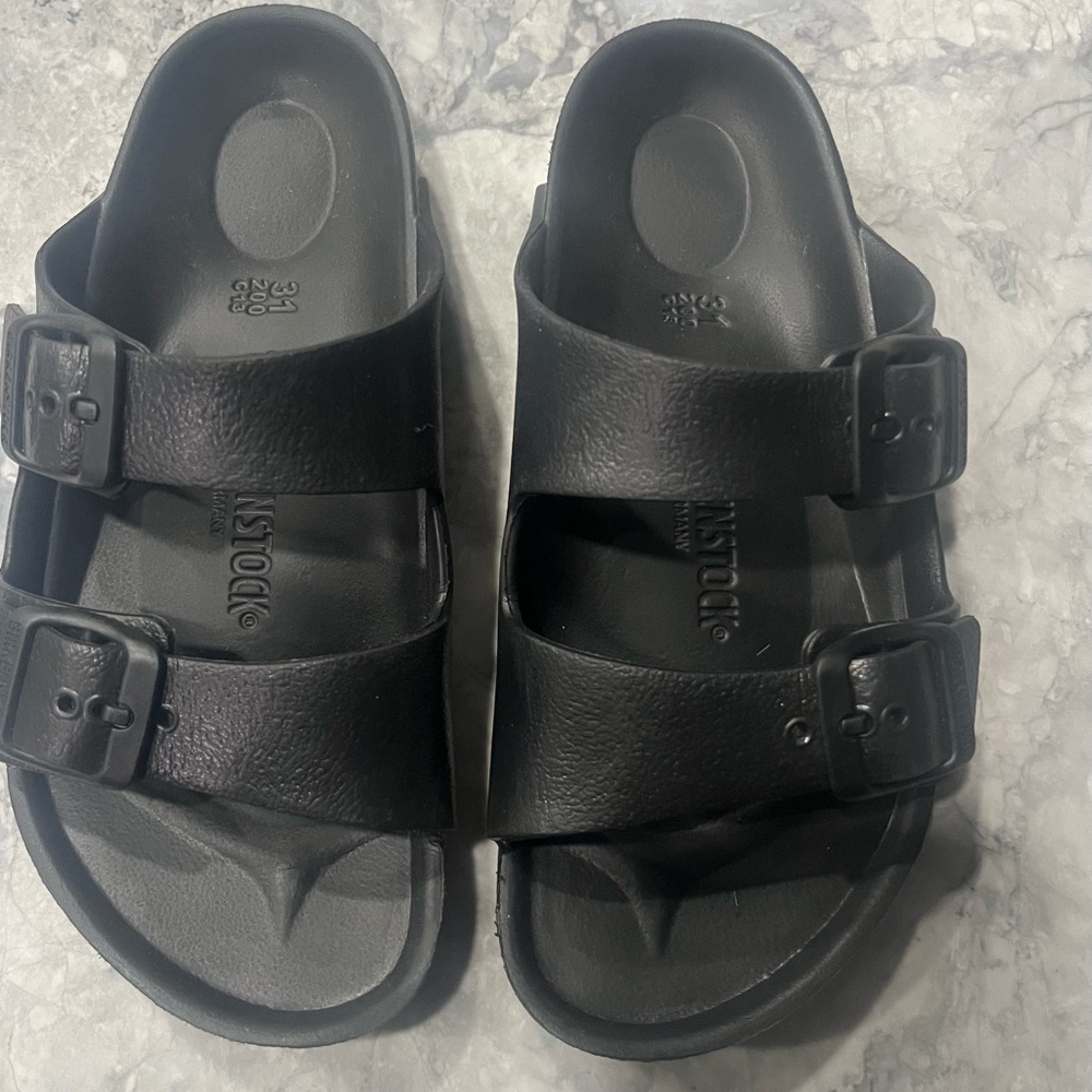 Birkenstock Kids Black Sandals 13 new - Picture 2 of 10